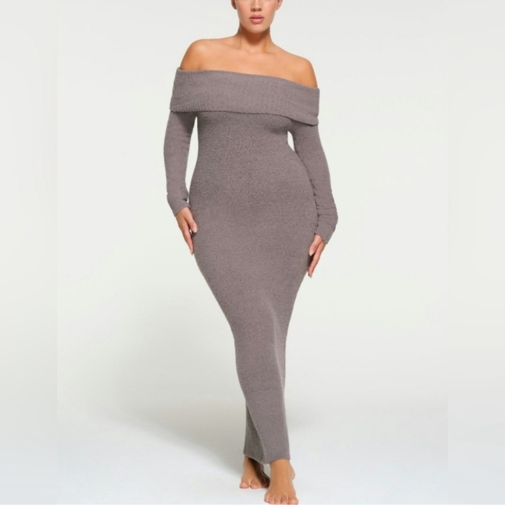 Skims Cozy knit dress NWT